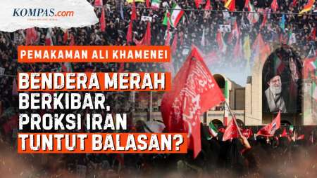 Aroma Balas Dendam Di Pemakaman Ali Khamenei: Hamas-Houthi-Hizbullah Kumpul, Bendera Merah Berkibar