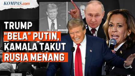 Debat Pemilu AS Trump Vs Kamala soal Perang Rusia-Ukraina, Kremlin:…