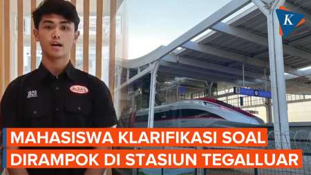 Mahasiswa Mengaku Dirampok Rp 20 Juta di Stasiun Tegalluar, Ternyata Bohong