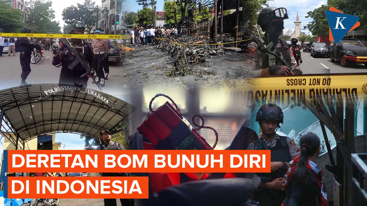 6 Kasus Bom Bunuh Diri di Indonesia, Ada Pelaku Pasangan Suami Istri hingga bawa Anak