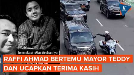 RaffI Ahmad Bertemu Mayor Teddy, Ucapkan Terimakasih atas Arahan Seskab