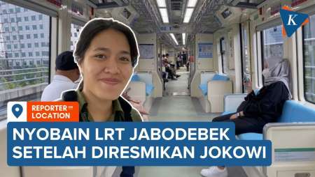 Suasana LRT Jabodebek Hari Pertama Dibuka untuk Umum