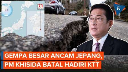 Jepang Keluarkan Peringatan Gempa Besar, PM Khisida Batal ke Luar Negeri