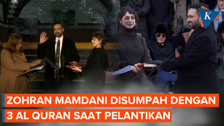 Zohran Mamdani Disumpah Dengan 3 Al Quran, Punya Makna Tersendiri