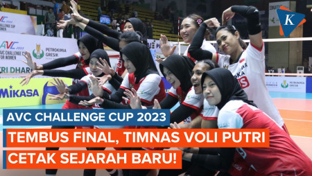 Sejarah Baru! Timnas Voli Putri Tembus Final AVC Challenge Cup 2023