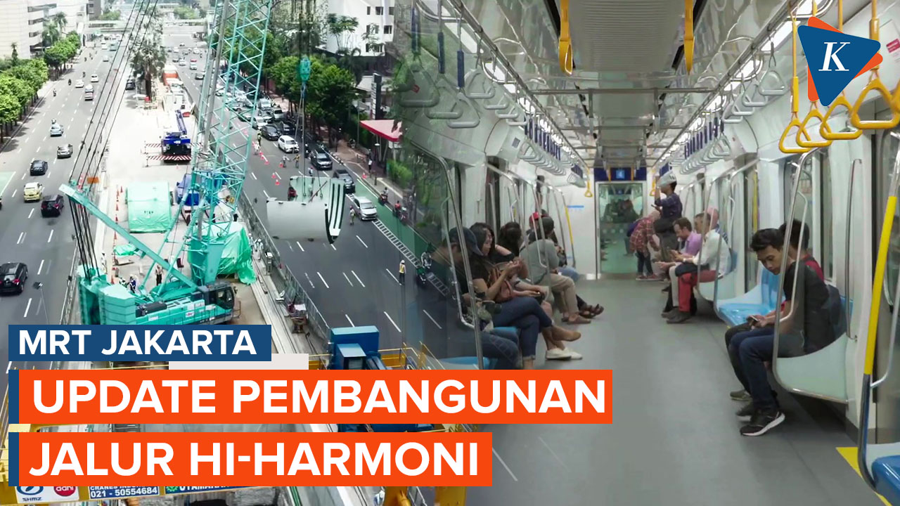 Pembangunan MRT Jakarta Jalur Bundaran HI-Harmoni Capai 38,80 Persen