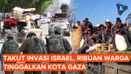 Pengungsian Massal Terjadi di Gaza, Warga Khawatir Invasi Israel