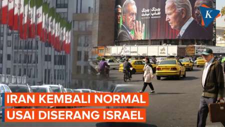 Kehidupan di Teheran Iran Kembali Normal Usai Serangan Udara Israel