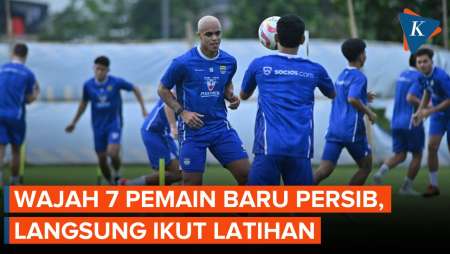 Latihan Perdana Persib! Ini Wajah 7 Pemain Baru Maung Bandung