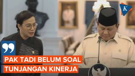 Momen Sri Mulyani Ingatkan Presiden Prabowo yang Hampir Lupa Umumkan Tunjangan Kinerja