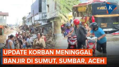 Update BNPB Korban Tewas Banjir Sumatera: Sumut 294, Sumbar 196, Aceh 218