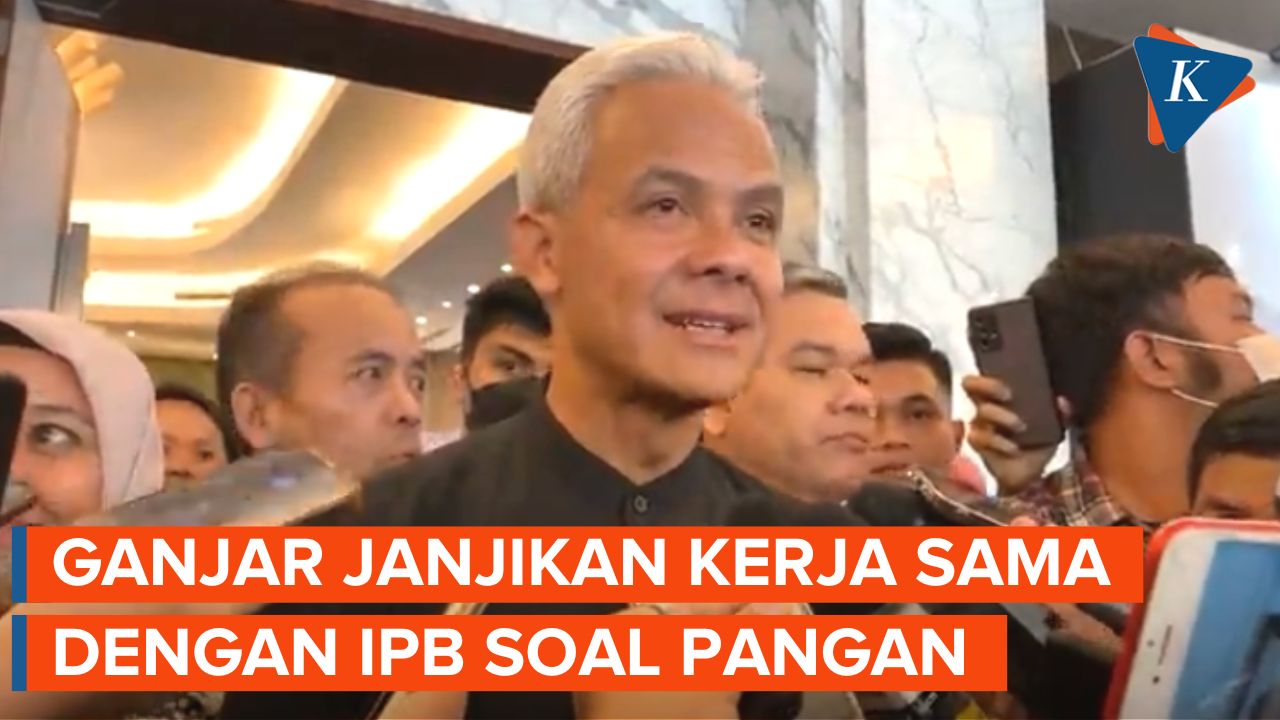 &ldquo;Gregetan&rdquo; soal Pertanian dan Pendidikan, Ganjar Ajak IPB Kerja Sama