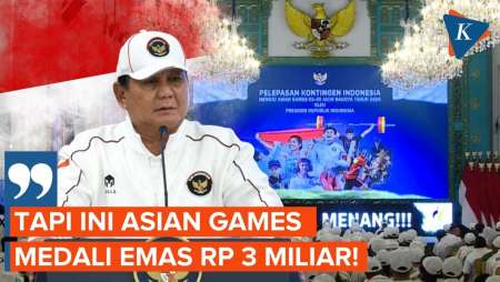 [FULL] Prabowo Siapkan Rp 3 Miliar Untuk Peraih Emas Asian Games, Pimpinan Cabor Naik Pangkat