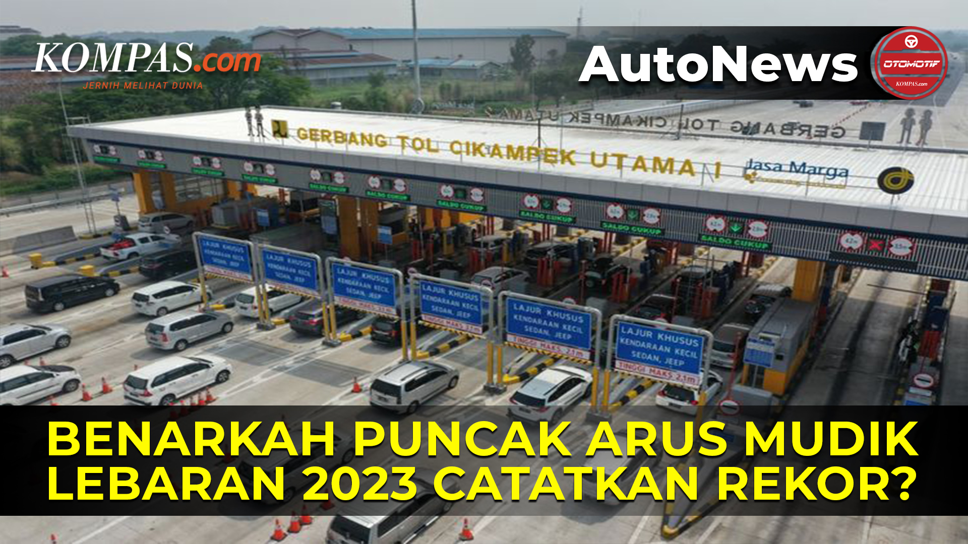 Jasa Marga Catat Rekor Puncak Arus Mudik pada Lebaran 2023