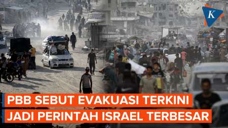 PBB: Komando Evakuasi Keluar dari Khan Younis-Rafah, Jadi Perintah Terbesar Israel