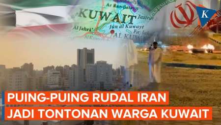 Iran Serang Kuwait: Penampakan Puing Rudal Masih Membara!