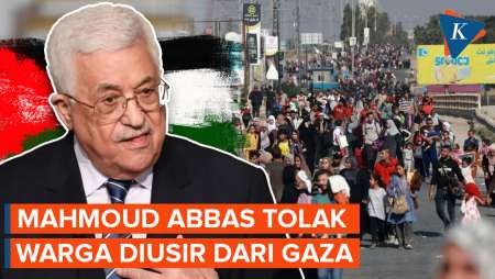 Presiden Palestina Tolak Upaya Pengusiran Warga Palestina dari Gaza