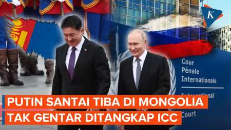 Senyuman Putin saat Tiba di Mongolia, Tak Gentar Ancaman Penangkapan ICC