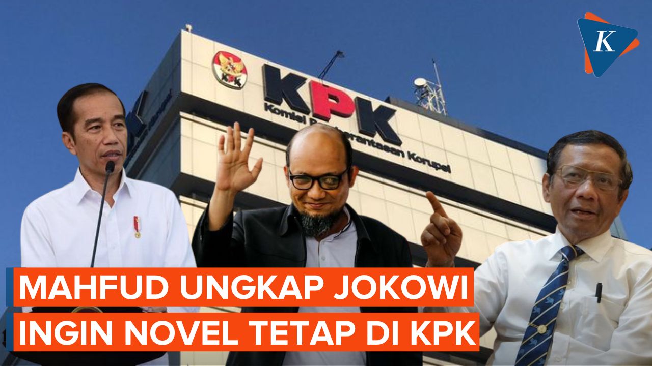 Mahfud Ungkap Momen Jokowi Ingin Novel Baswedan Bertahan di KPK