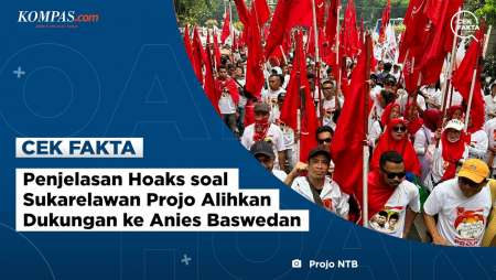 Penjelasan Hoaks soal Sukarelawan Projo Alihkan Dukungan ke Anies Baswedan