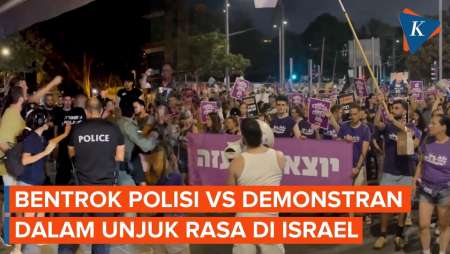 Tel Aviv Memanas! Bentrokan Polisi Vs Warga Pecah dalam Demo Tuntut Gencatan Senjata