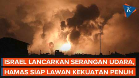 Israel Kembali Lancarkan Serangan Udara di Gaza, Hamas Siap Lawan dengan Kekuatan Penuh