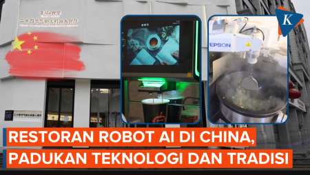 Menilik Restoran Robot AI Pertama di Hangzhou China, Beroperasi Tanpa Karyawan Manusia