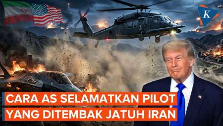 Bagaimana Cara AS Selamatkan Pilot F-15E Yang Ditembak Jatuh Di Iran?