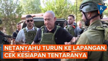 Netanyahu Pakai Rompi Antipeluru, Turun Langsung ke Garis Terdepan