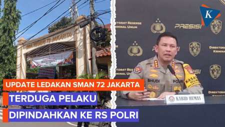 Terduga Pelaku Ledakan SMAN 72 Jakarta Dipindahkan ke RS Polri, Ini Alasannya