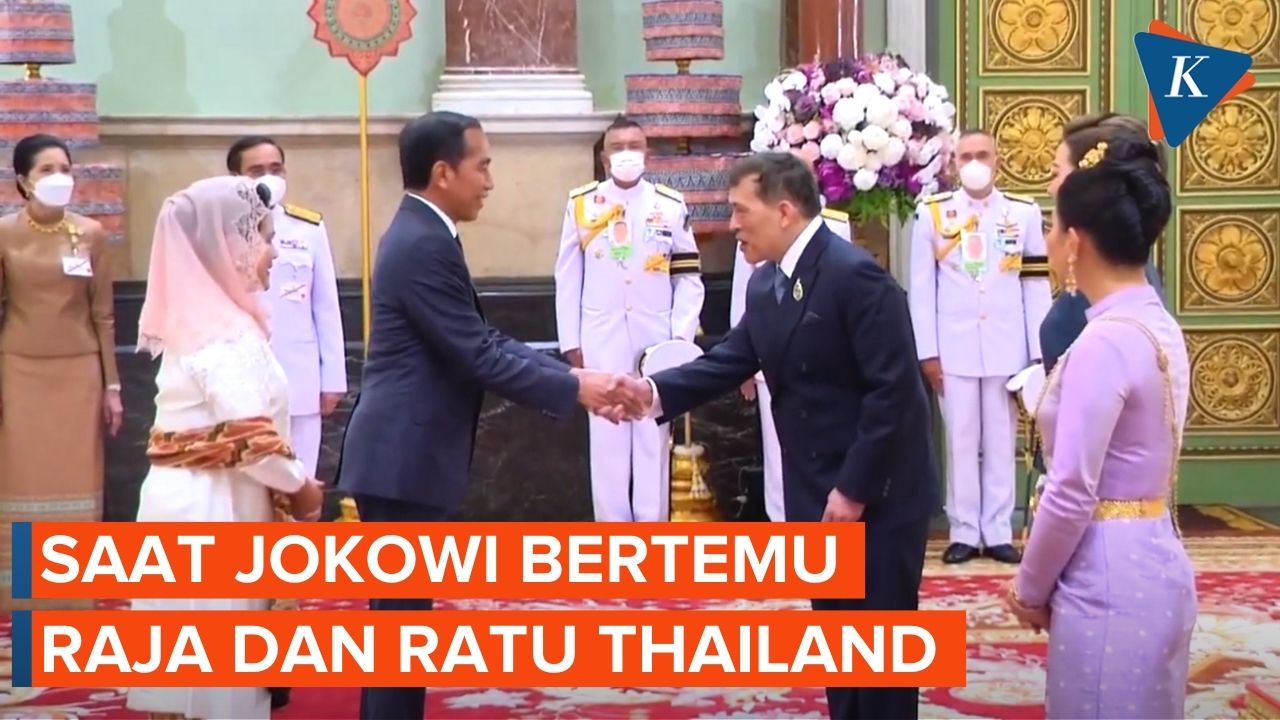 Momen Pertemuan Jokowi dengan Raja dan Ratu Thailand