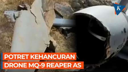 Wujud Drone MQ-9 AS Yang Ditembak Jatuh Iran