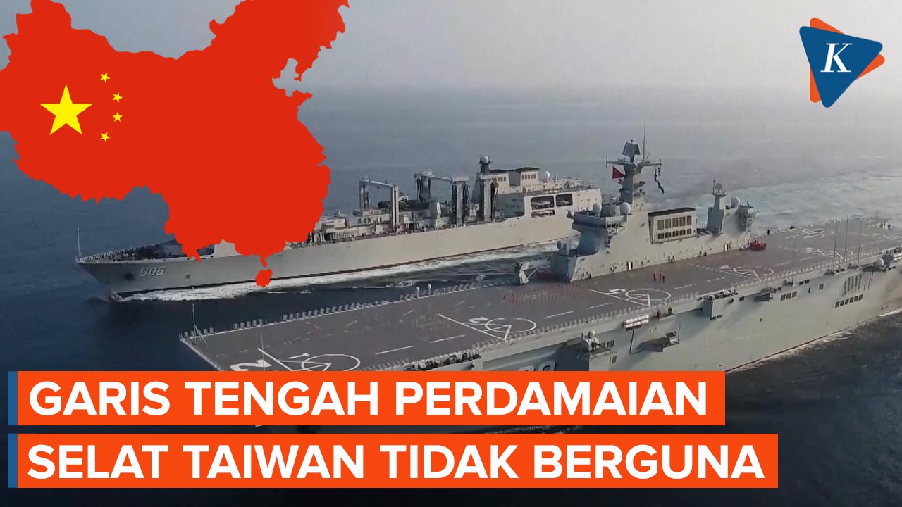 Angkatan Laut China Mulai Menghapus Garis Tengah Imajiner Selat Taiwan