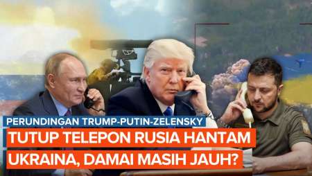 Rusia Gempur Ukraina, Hasil Lobi Telepon Trump-Putin-Zelensky Gagal Total?