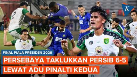 Hasil Final Persib Vs Persebaya 6-5 AP: Bajul Ijo Jadi Juara Piala Presiden 2026!