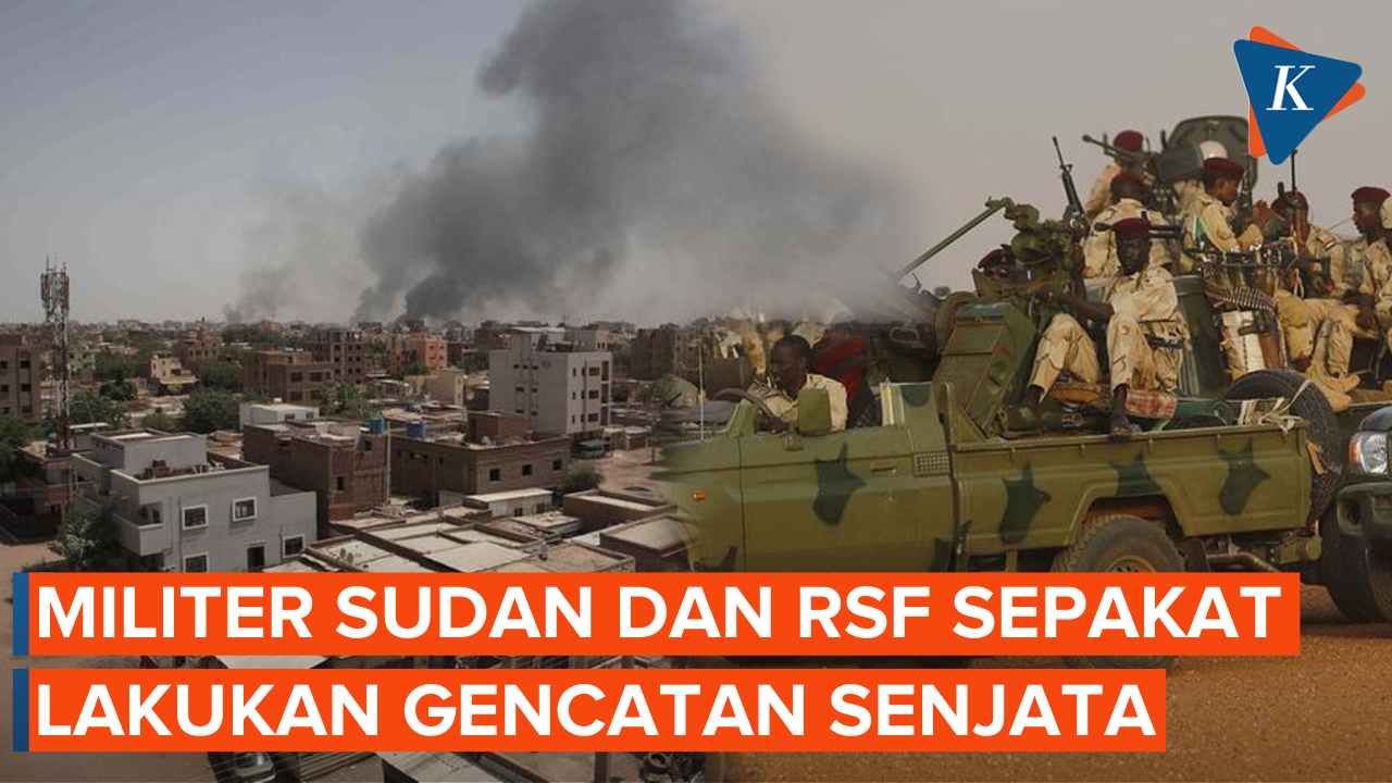 Militer Sudan Sepakat  Lakukan Gencatan Senjata Mulai Besok