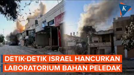 Israel Klaim Sita Senjata dan Hancurkan Laboratorium Bahan Peledak