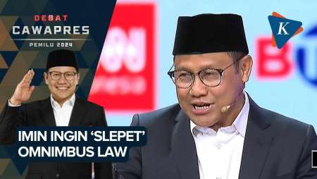 Debat Cawapres, Cak Imin Siap 'Slepet' Omnibus Law!