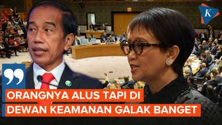 Jokowi Ceritakan Galaknya Menlu Retno Saat di Dewan Keamanan PBB