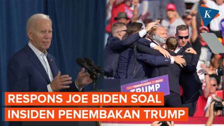 Joe Biden Bersyukur Donald Trump Selamat dari Penembakan