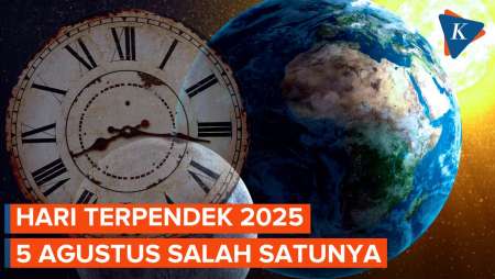 Daftar Hari Terpendek 2025, 5 Agustus Salah Satunya