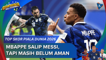 Top Skor Piala Dunia 2026: Mbappe Salip Messi, Tapi Belum Aman, Siapa Peraih Sepatu Emas?