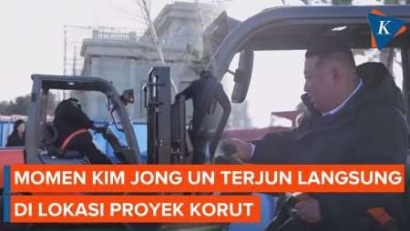 Kim Jong Un Jadi Sopir Forklift, Ikut Tanam Pohon Di Proyek Korut