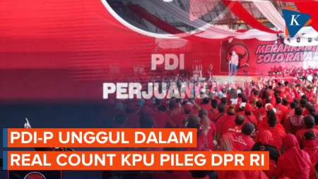 Real Count KPU Pileg 2024 Data 8 Persen: PDI-P di Atas Golkar dan Gerindra