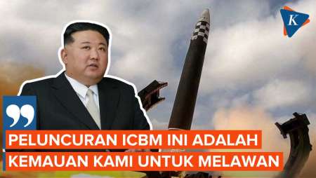 Korut Luncurkan ICBM, Kim Jong un: Tanda Perlawanan Korut