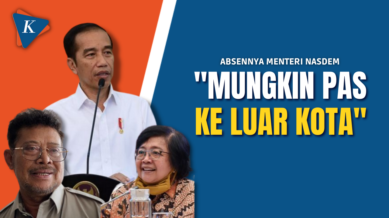 Jokowi Ungkap Alasan Dua Menteri Nasdem Absen di Ratas