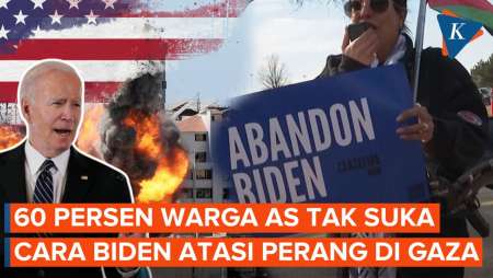 Survei di AS: 60 Persen Warga Tak Setuju Cara Biden Tangani Konflik Gaza