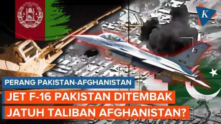 Jet Tempur F-16 Pakistan Ditembak Jatuh Taliban Afghanistan, Benarkah?