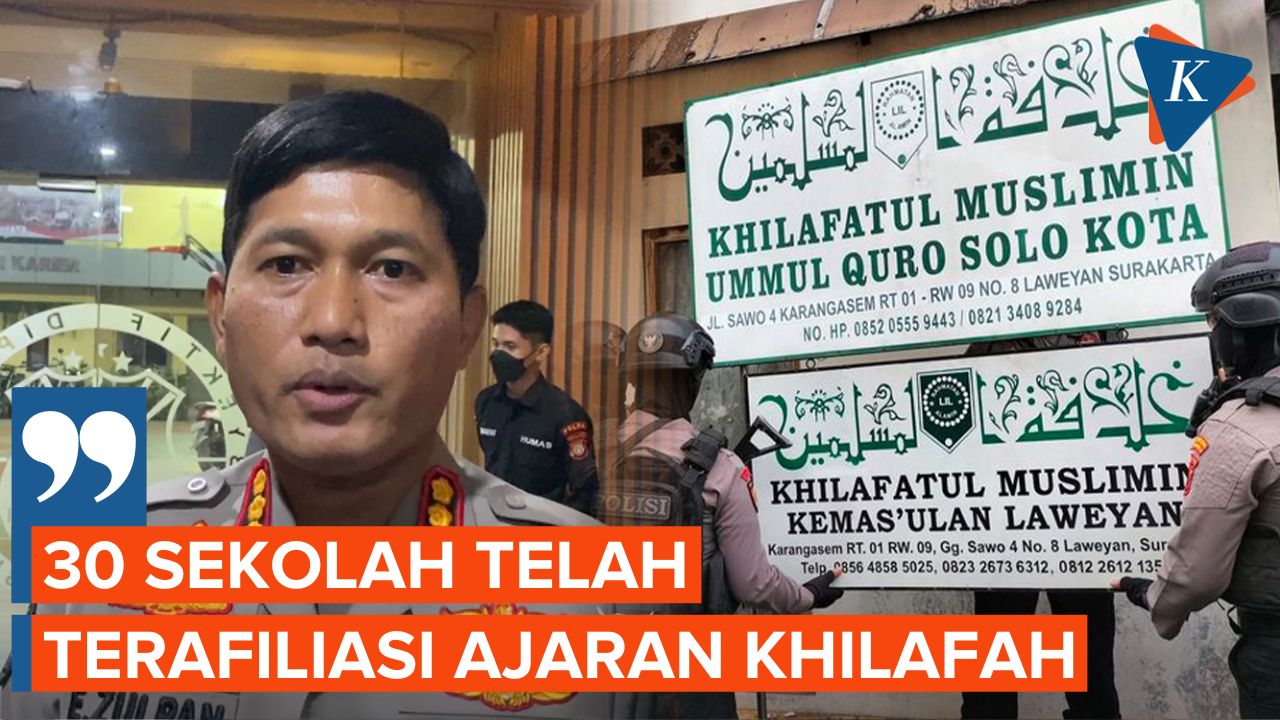 Polda Metro Jaya Ungkap Ada 30 Sekolah Terafiliasi Khilafatul Muslimin