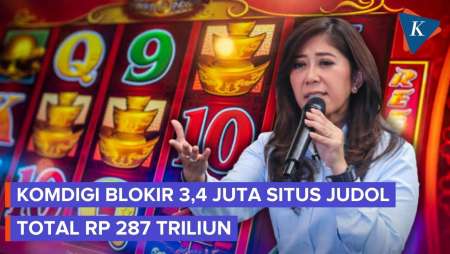 Perputaran Dana Judol Rp 286 Triliun di 2025, Komdigi Blokir 3,4 Juta Situs